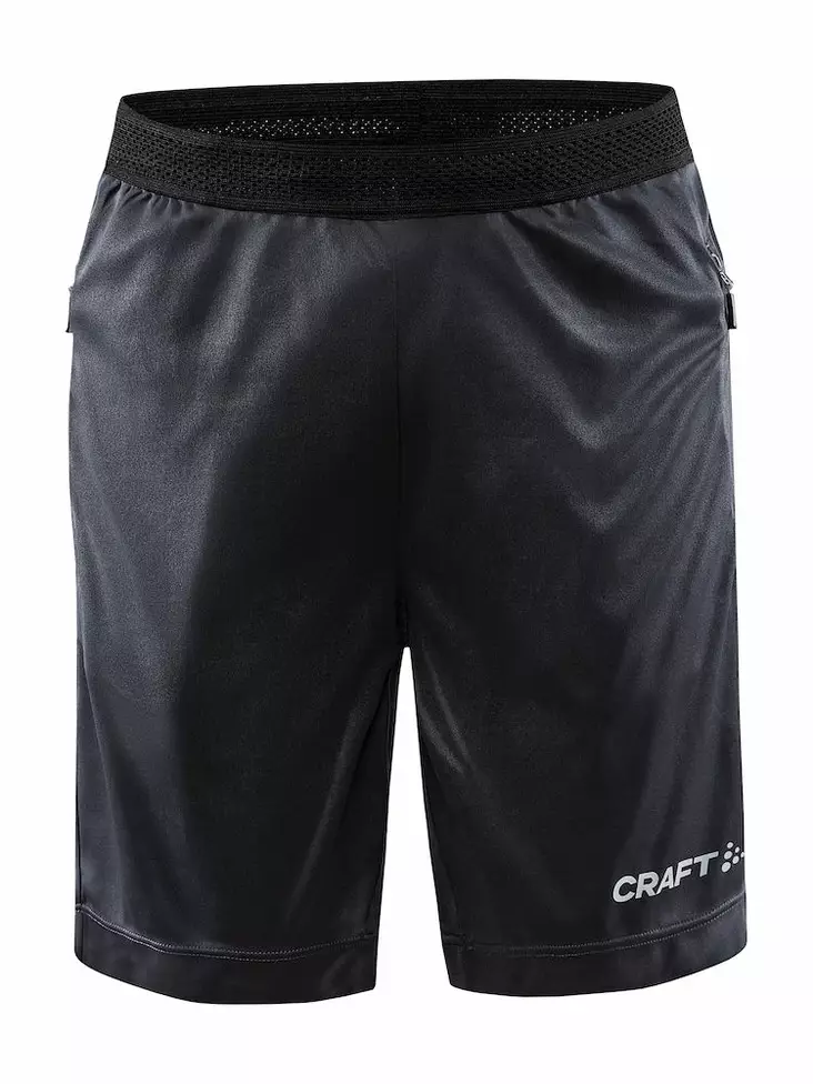 Craft Evolve Zip Pocket Shorts JR, Asphalt - Craft Vaatteet - 1910150-995000 - 1