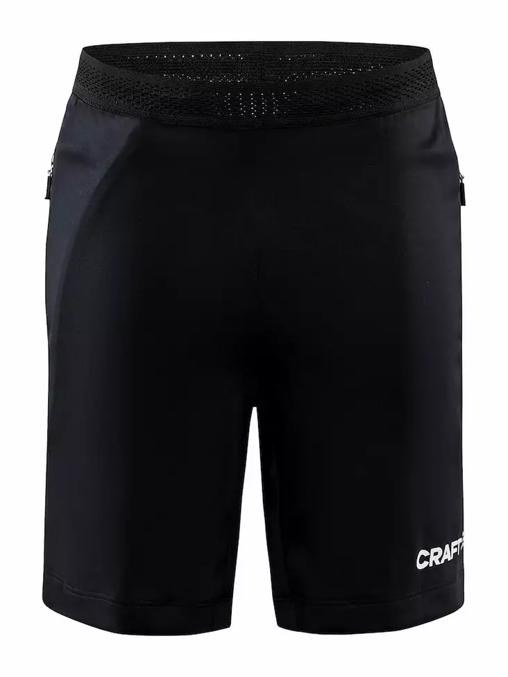 Craft Evolve Zip Pocket Shorts JR, Black - Craft Vaatteet - 1910150-999000 - 1