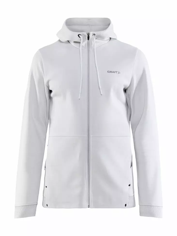 Craft Icon zip hood M, GREY MELANGE - Craft Vaatteet - 1909277-950000 - 1