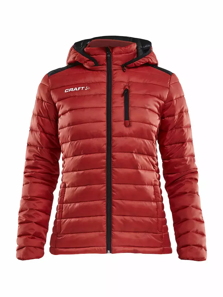 Craft Isolate Jacket W, BRIGHT RED/BLACK - Craft Vaatteet - 1905994-1430 - 1