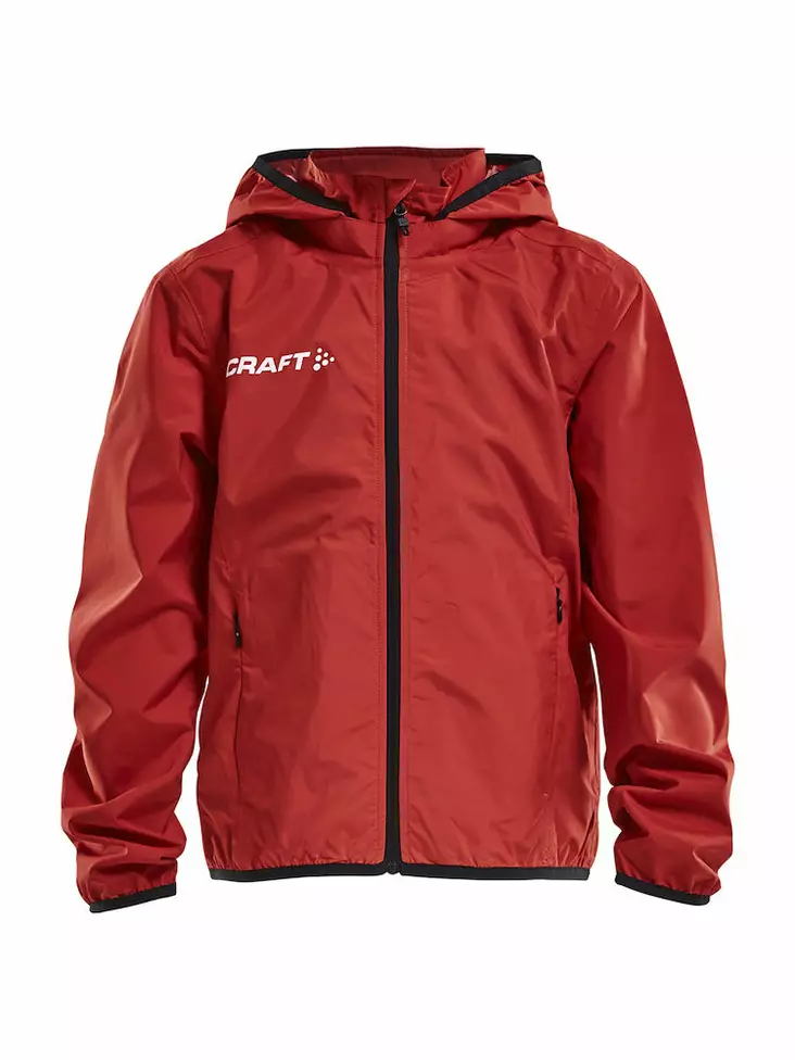 Craft Jacket Rain JR, BRIGHT RED/BLACK - Craft Vaatteet - 1905997-1430 - 1