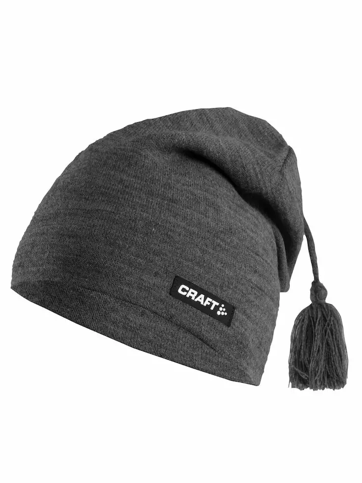 Craft Knitted hat promo, Dark grey mel - Craft Vaatteet - 1906845-975000 - 1