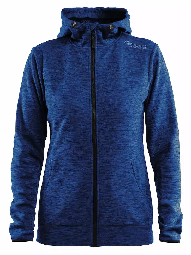 Craft Leisure Full Zip Hood W, Deep melange - Craft Vaatteet - 1901693-381200 - 1