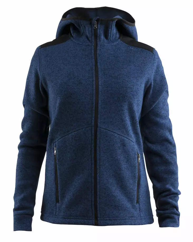 Craft Noble hood jacket W, Deep melange / Deep - Craft Vaatteet - 1906283-381200 - 1