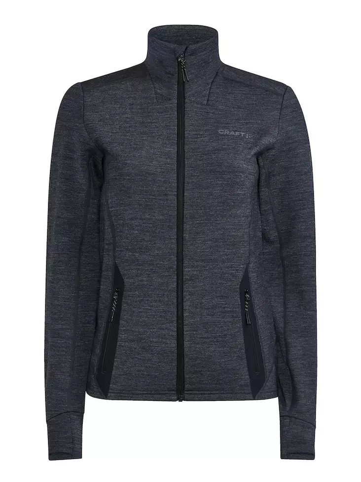 Craft PRO Explore Wool Midlayer W, Black mel - Craft Vaatteet - 1913801-998000 - 1