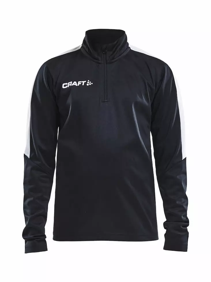 Craft PROGRESS Halfzip LS Tee JR, BLACK - Craft Vaatteet - 1905639-9900 - 1