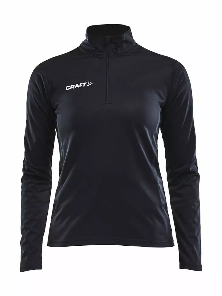 Craft PROGRESS Halfzip LS Tee WMN, BLACK - Craft Vaatteet - 1905625-9900 - 1