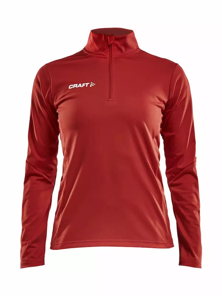 Craft PROGRESS Halfzip LS Tee WMN, BRIGHT RED - Craft Vaatteet - 1905625-1430 - 1