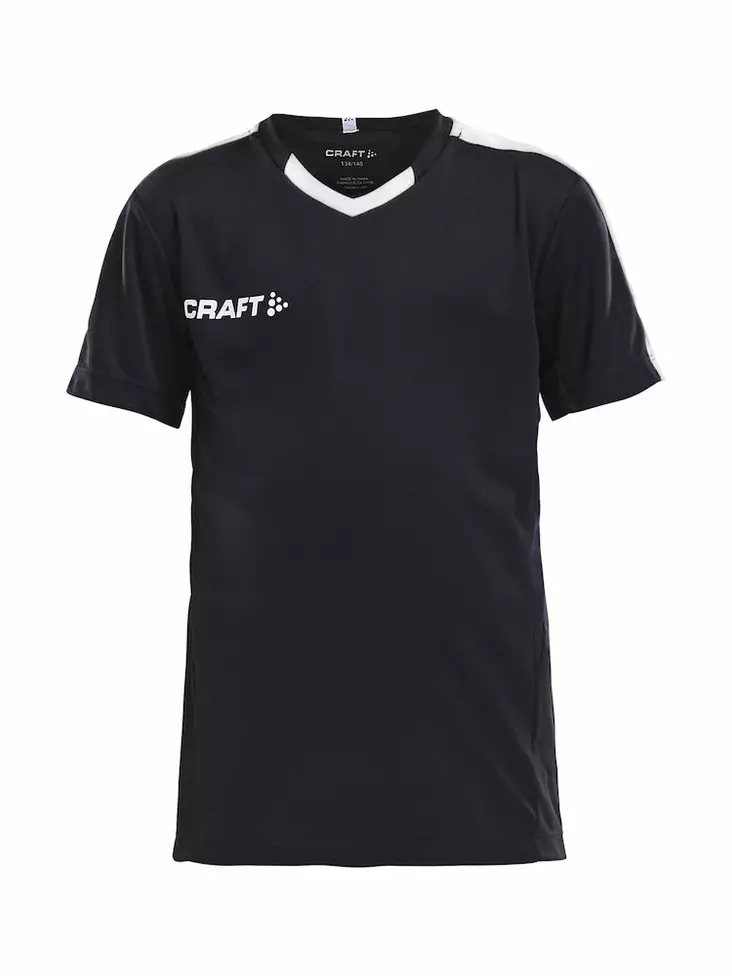 Craft PROGRESS Jersey Contrast JR, BLACK/WHITE - Craft Vaatteet - 1905583-9900 - 1