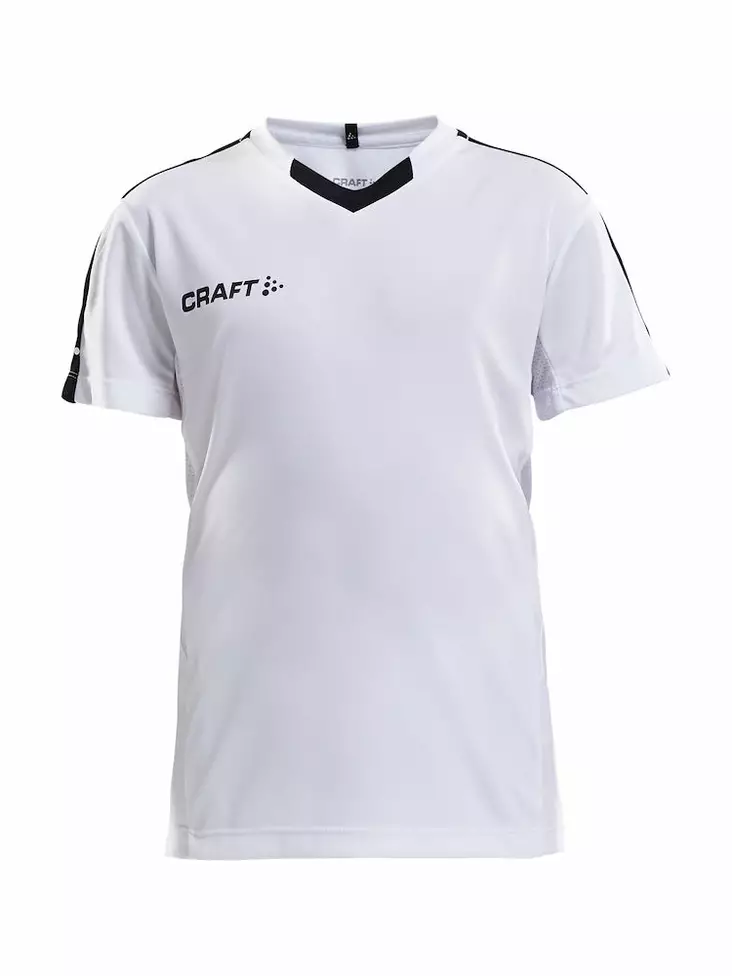 Craft PROGRESS Jersey Contrast JR, WHITE/BLACK - Craft Vaatteet - 1905583-1900 - 1