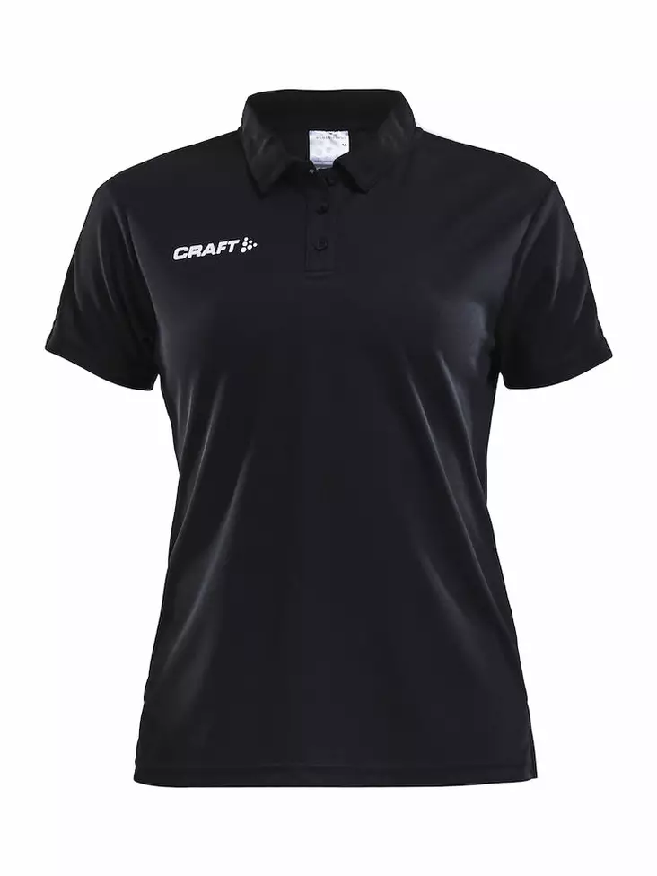 Craft PROGRESS Polo Pique WMN, BLACK/WHITE - Craft Vaatteet - 1905623-9900 - 1