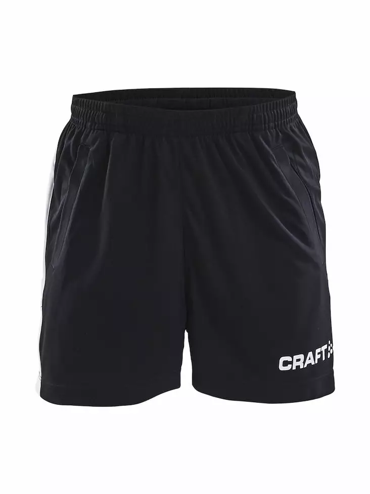 Craft PROGRESS Practise Short JR, BLACK/WHITE - Craft Vaatteet - 1905638-9900 - 1