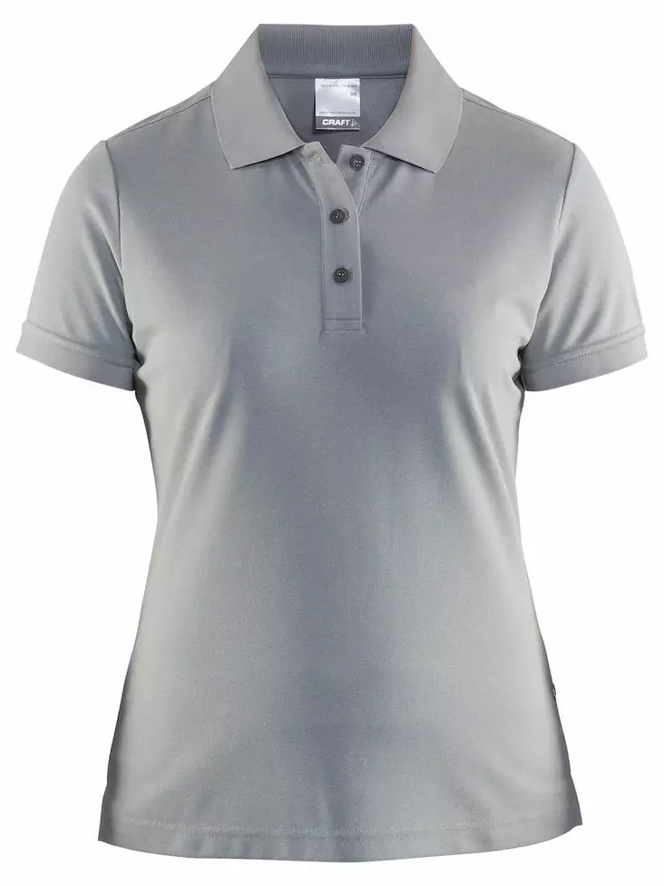 Craft Polo Shirt Pique Classic W, Grey Melange - Craft Vaatteet - 192467-1950 - 1