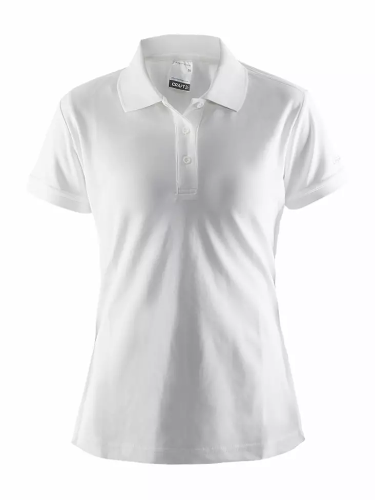 Craft Polo Shirt Pique Classic W, Valkoinen - Craft Vaatteet - 192467-1900 - 1