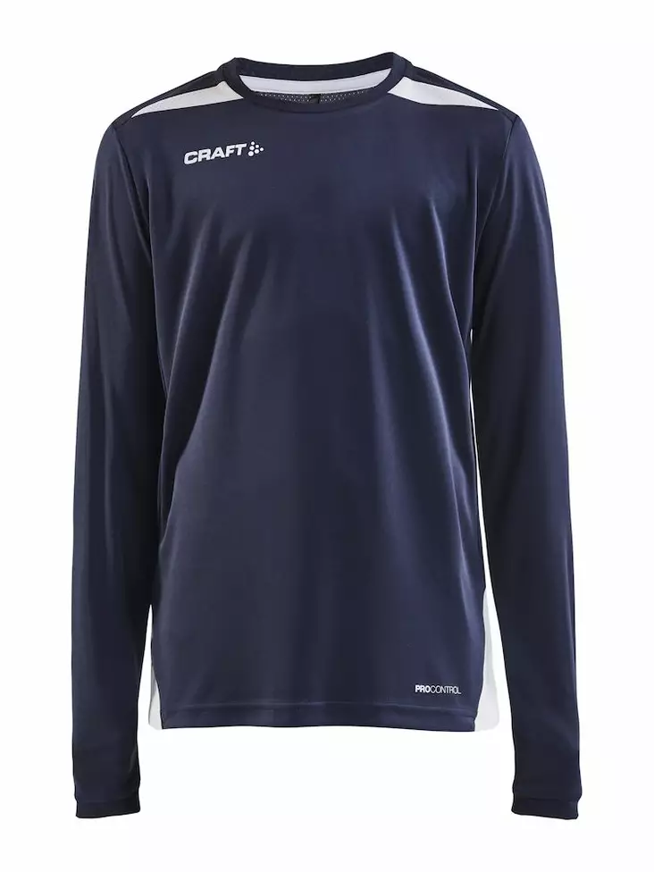 Craft Pro Control Impact LS Tee Jr, NAVY-WHITE - Craft Vaatteet - 1908233-390900 - 1