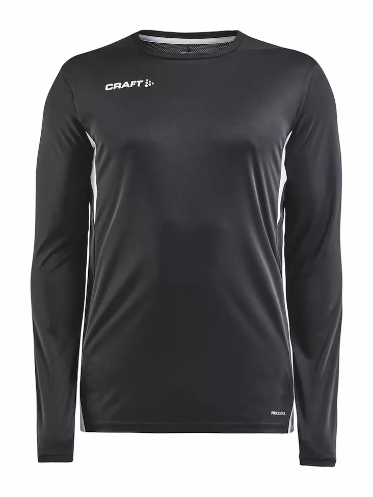 Craft Pro Control Impact LS Tee M, BLACK-WHITE - Craft Vaatteet - 1908231-999900 - 1