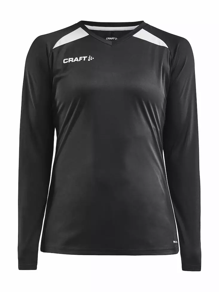 Craft Pro Control Impact LS Tee W, BLACK-WHITE - Craft Vaatteet - 1908232-999900 - 1