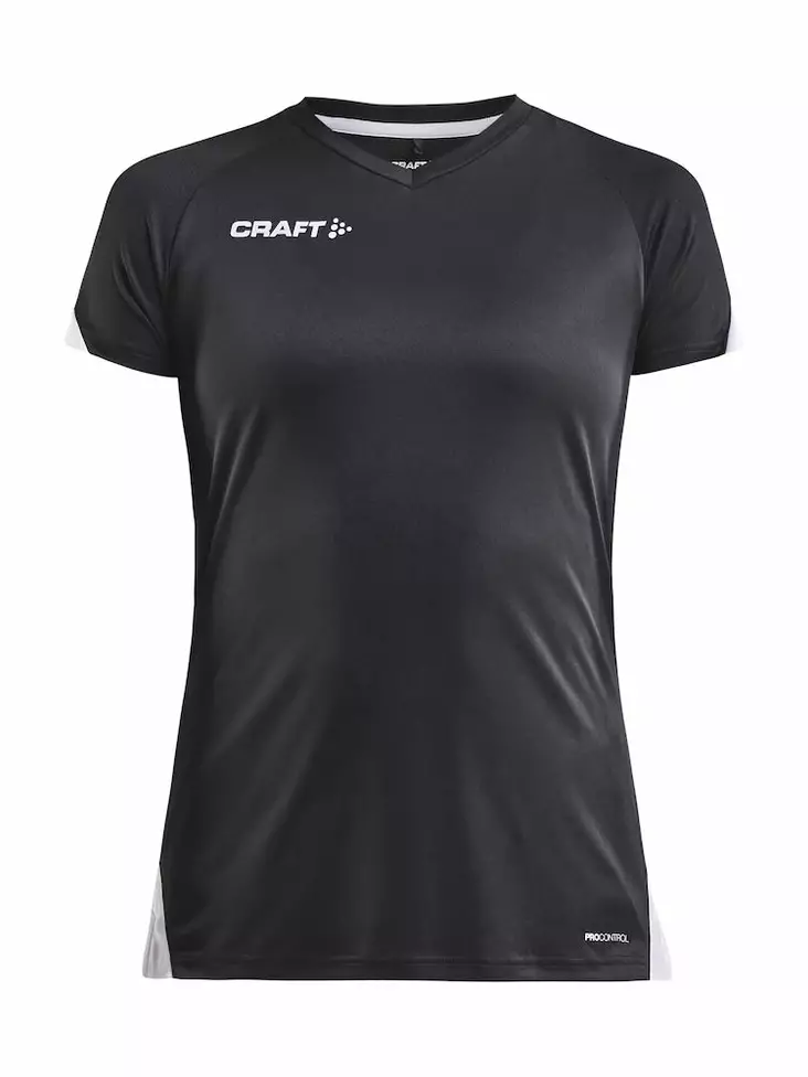 Craft Pro Control Impact SS Tee W, BLACK-WHITE - Craft Vaatteet - 1908229-999900 - 1