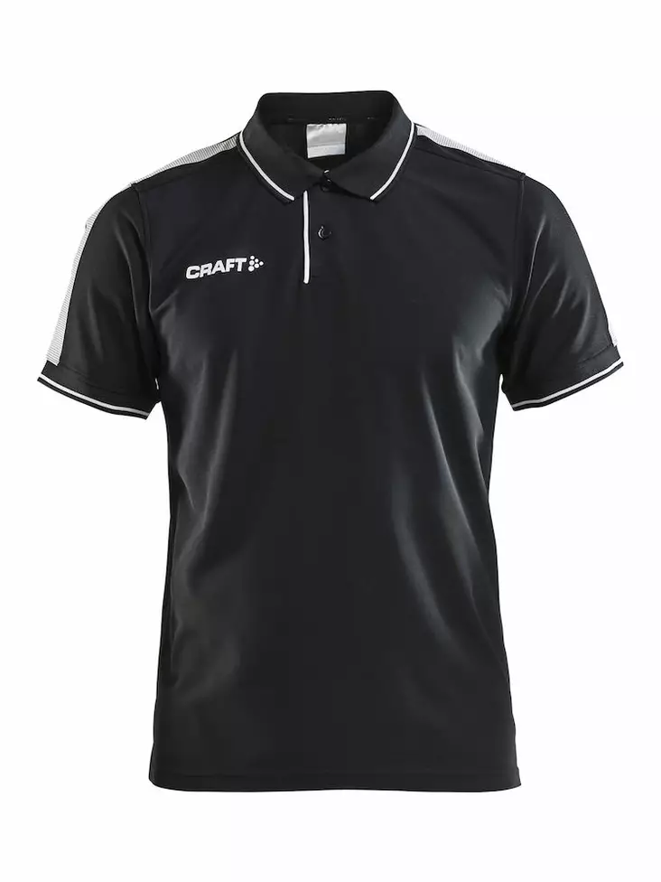 Craft Pro Control Poloshirt M, Black/White - Craft Vaatteet - 1906734-999900 - 1