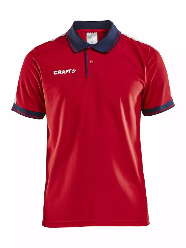Craft Pro Control Poloshirt M, Bright Red/Navy - Craft Vaatteet - 1906734-430390 - 1