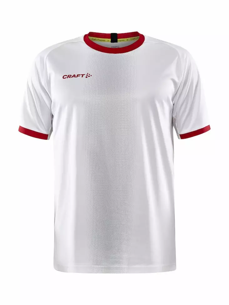Craft Progress 2.0 Graphic Jersey M, White/Bright Red - Urheiluvaatteet - 1910178-900430 - 1