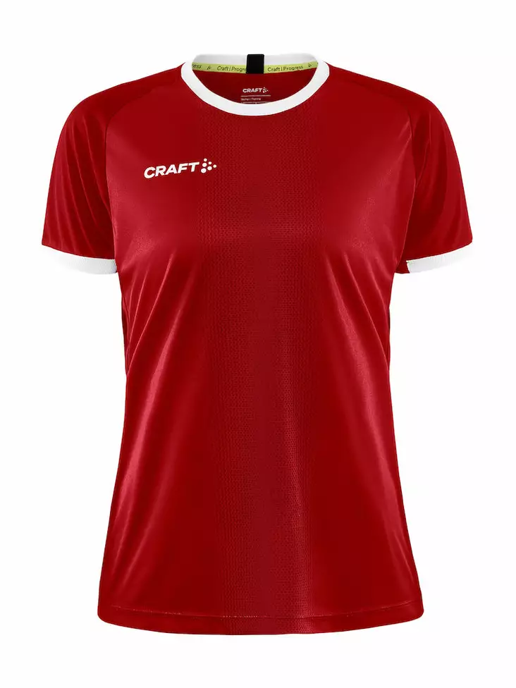 Craft Progress 2.0 Graphic Jersey W, BRIGHT RED-WHITE - Urheiluvaatteet - 1910179-430900 - 1