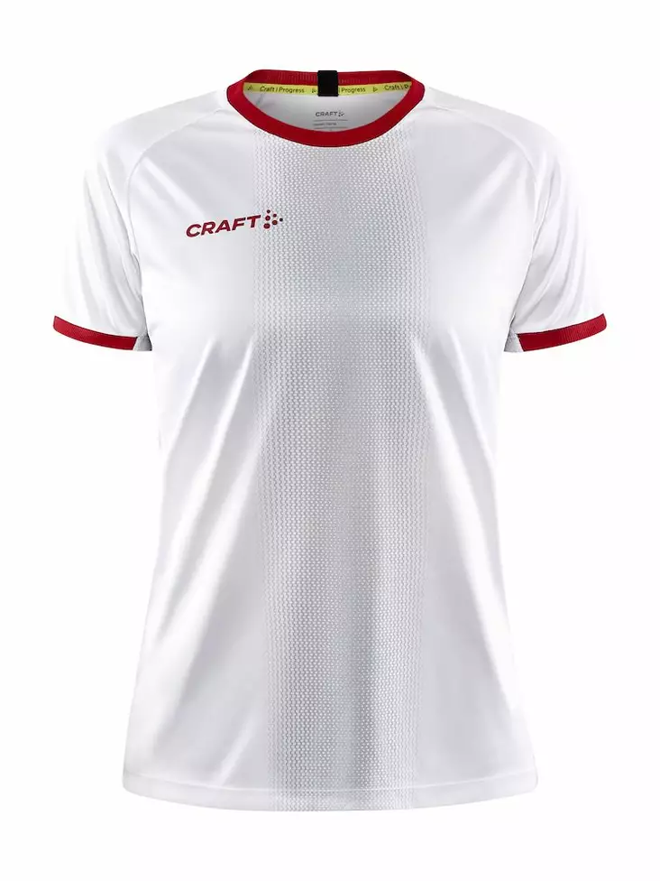 Craft Progress 2.0 Graphic Jersey W, White/Bright Red - Urheiluvaatteet - 1910179-900430 - 1