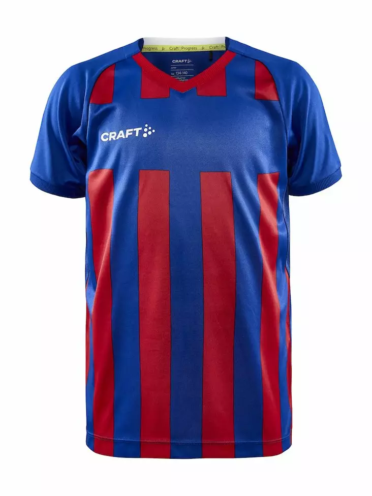 Craft Progress 2.0 Stripe Jersey JR, Club Cobolt/Bright Red - Urheiluvaatteet - 1910177-346430 - 1