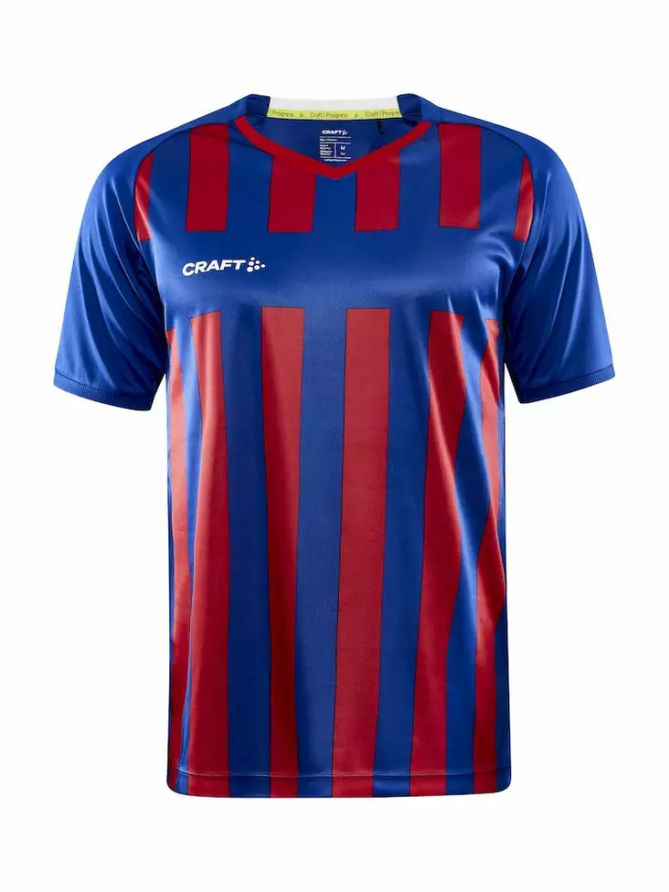 Craft Progress 2.0 Stripe Jersey M, Club Cobolt/Bright Red - Urheiluvaatteet - 1910175-346430 - 1