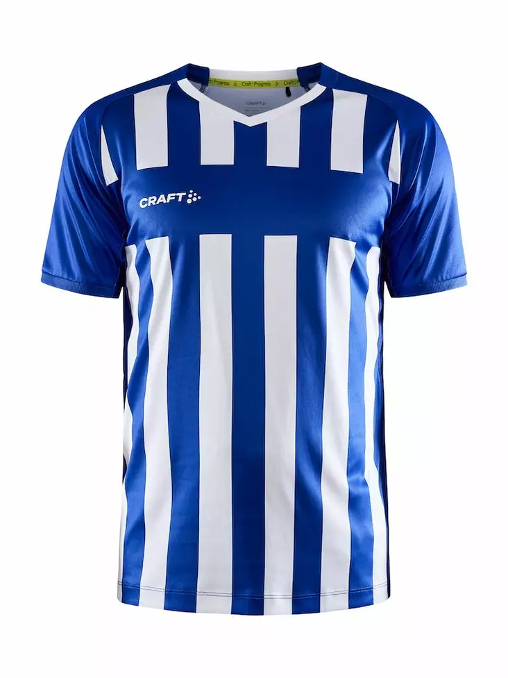 Craft Progress 2.0 Stripe Jersey M, Club Cobolt/White - Urheiluvaatteet - 1910175-346900 - 1