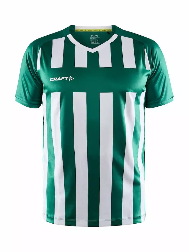 Craft Progress 2.0 Stripe Jersey M, Team Green/White - Urheiluvaatteet - 1910175-651900 - 1