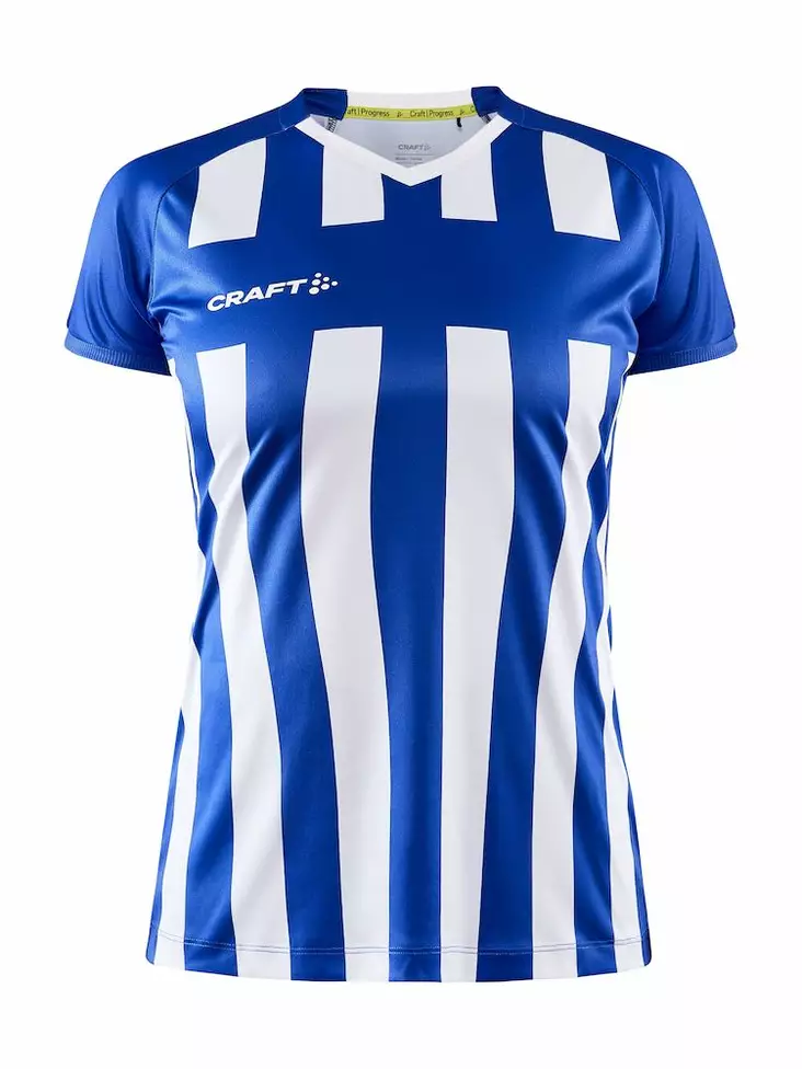 Craft Progress 2.0 Stripe Jersey W, Club Cobolt/White - Urheiluvaatteet - 1910176-346900 - 1