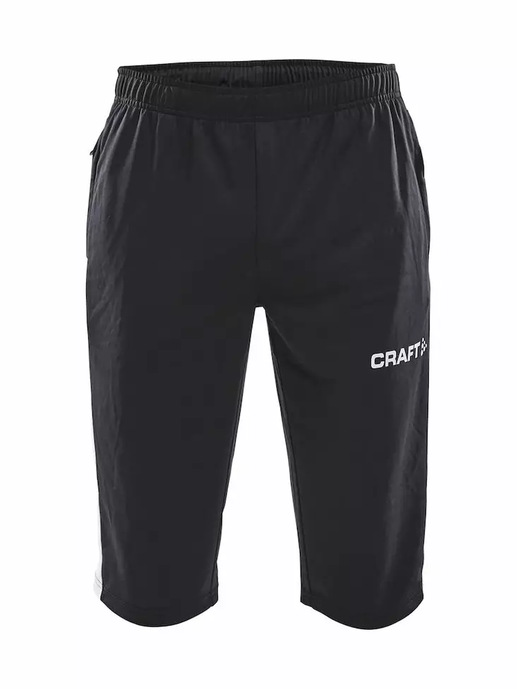 Craft Progress 3/4 Pants M, BLACK-WHITE - Craft Vaatteet - 1907114-999900 - 1