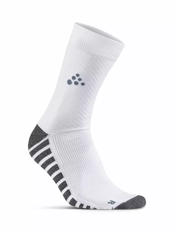 Craft Progress Anti Slip Mid Sock, White - Craft Vaatteet - 1910981-900000 - 1