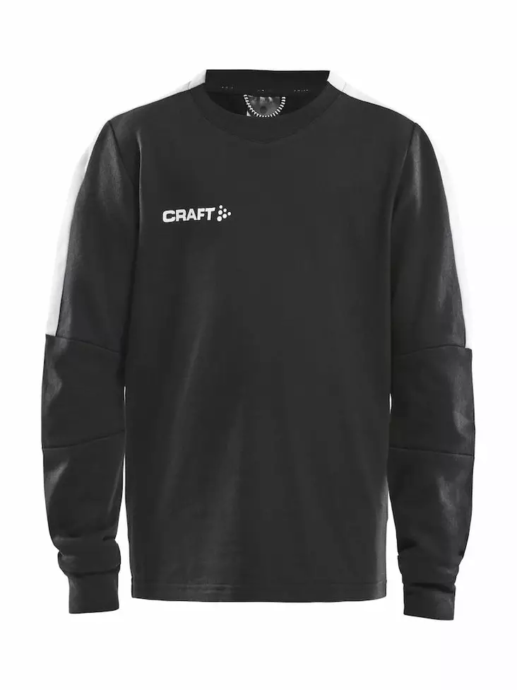 Craft Progress GK Sweatshirt Jr, BLACK-WHITE - Craft Vaatteet - 1907949-999900 - 1