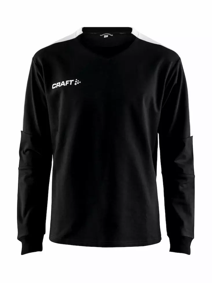 Craft Progress GK Sweatshirt M, BLACK-WHITE - Craft Vaatteet - 1907947-999900 - 1