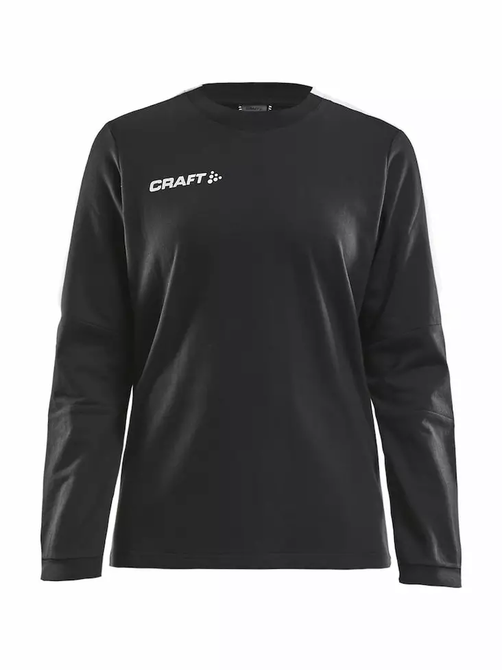 Craft Progress GK Sweatshirt W, BLACK-WHITE - Craft Vaatteet - 1907948-999900 - 1