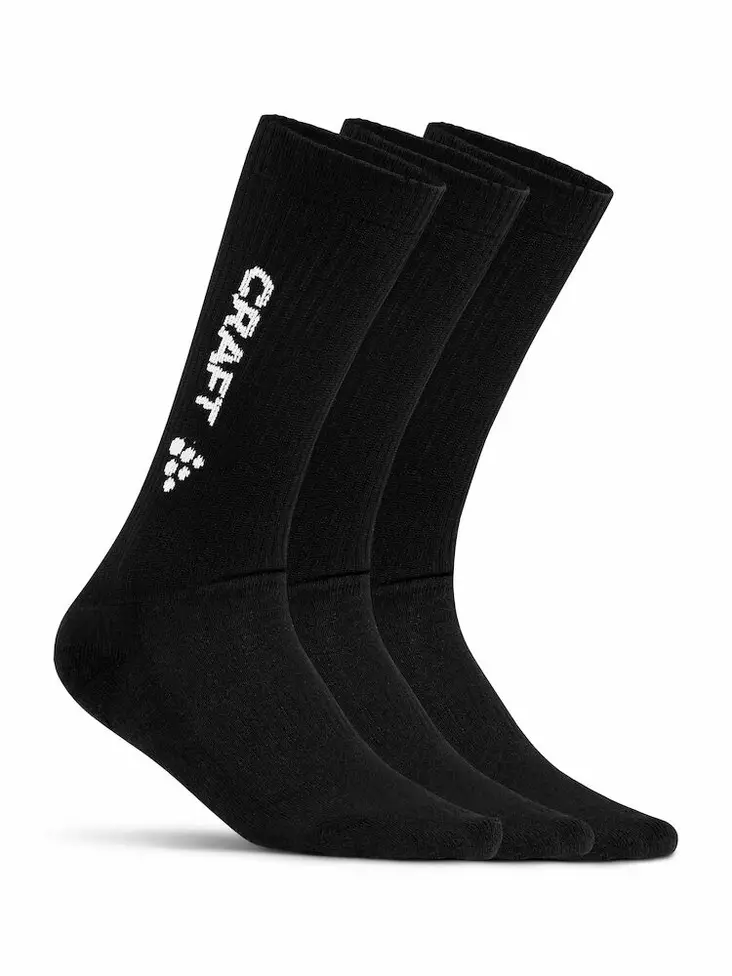 Craft Progress Indoor 3-pack Sock, Black - Craft Vaatteet - 1913230-999000 - 1