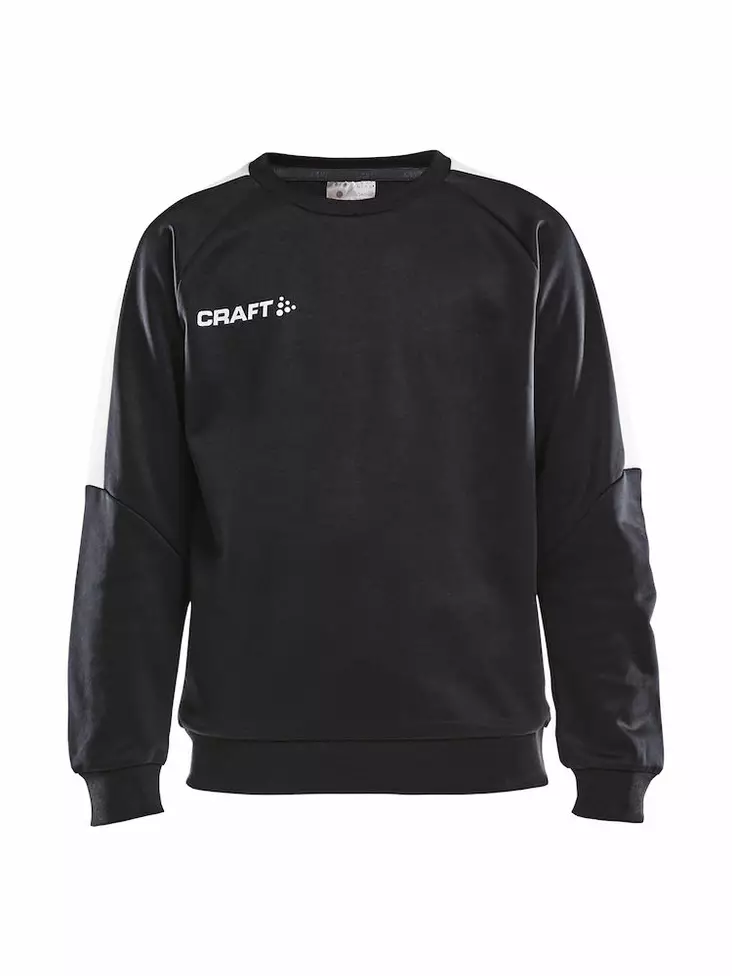 Craft Progress R-Neck Sweather Jr, BLACK-WHITE - Craft Vaatteet - 1906982-999900 - 1