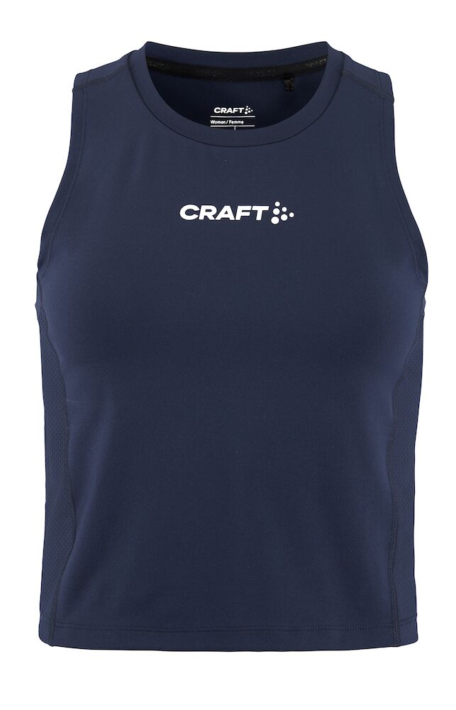 Craft Rush 2.0 Crop Singlet W, Navy - Craft Vaatteet - 1914665-390000 - 1