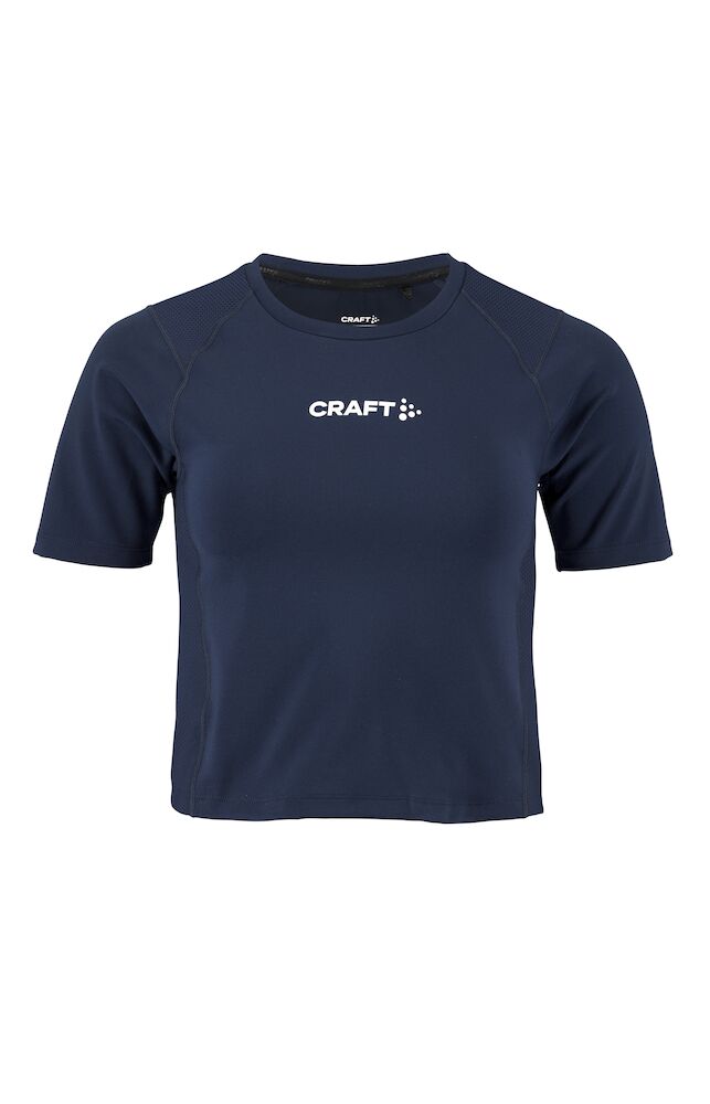 Craft Rush 2.0 Crop Tee W, Navy - Craft Vaatteet - 1914664-390000 - 1