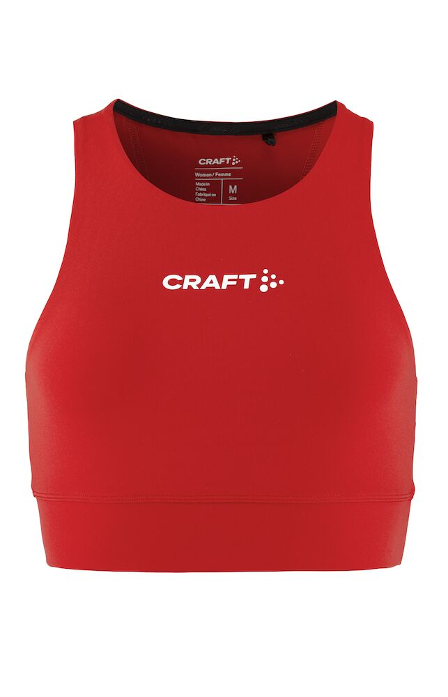 Craft Rush 2.0 Crop Top W, Birght Red - Craft Vaatteet - 1914666-430000 - 1