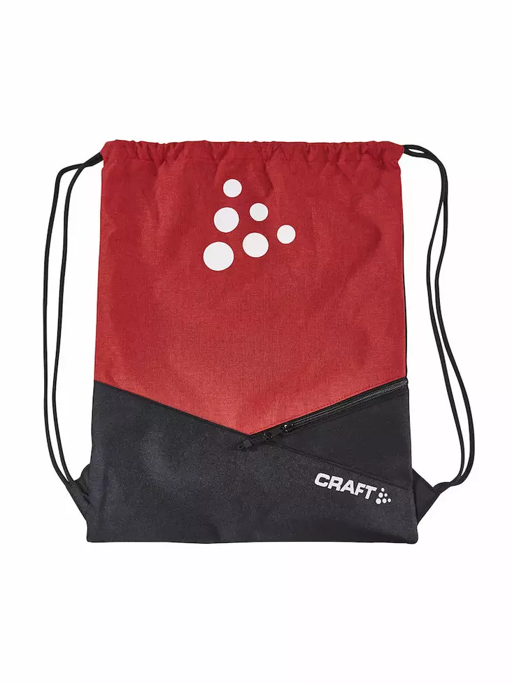 Craft SQUAD Gymbag, BRIGHT RED MÉL/BLACK - Craft Vaatteet - 1905598-9430 - 1