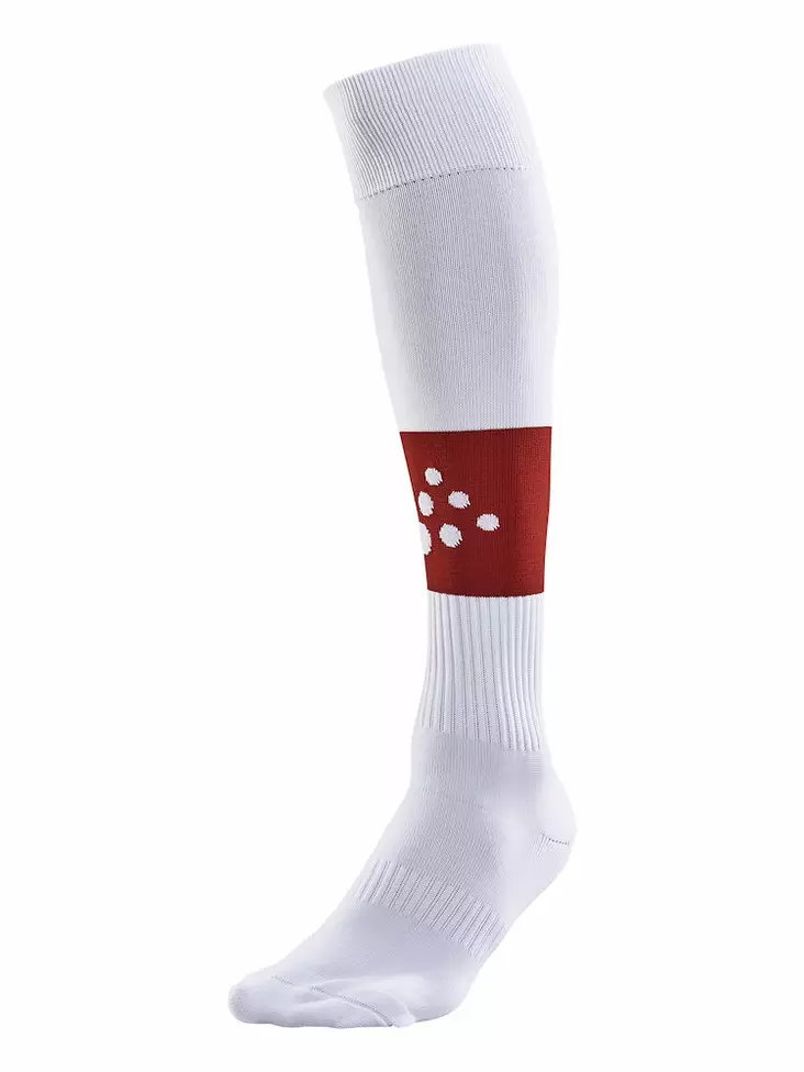 Craft SQUAD Sock Contrast, WHITE/BRIGHT RED - Craft Vaatteet - 1905581-4900 - 1