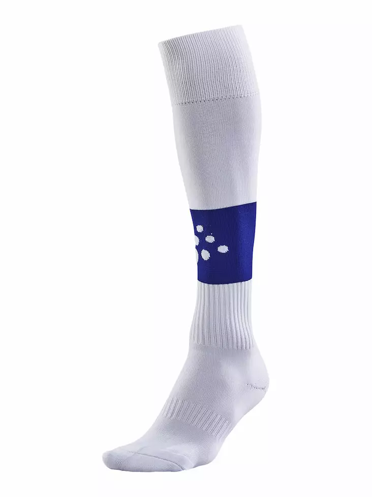 Craft SQUAD Sock Contrast, WHITE/CLUB COBOLT - Craft Vaatteet - 1905581-5900 - 1