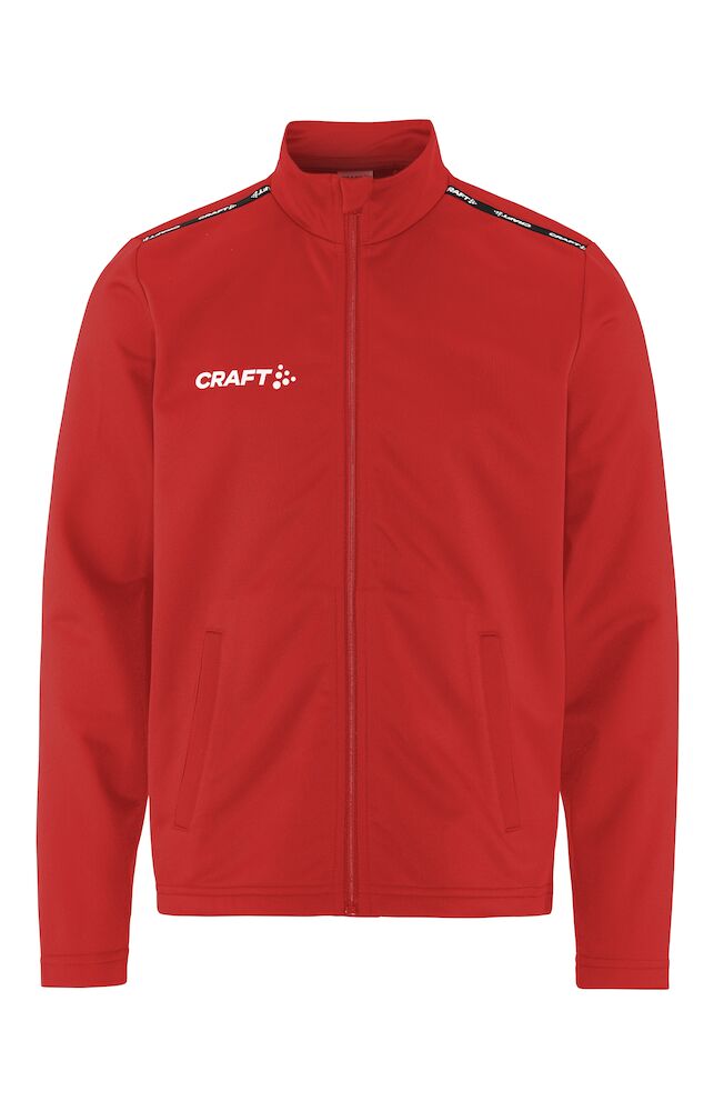 Craft Squad Go FZ Jacket JR, Birght Red - Craft Vaatteet - 1915349-430000 - 1