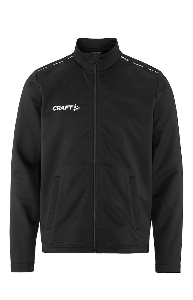Craft Squad Go FZ Jacket JR, Black - Craft Vaatteet - 1915349-999000 - 1