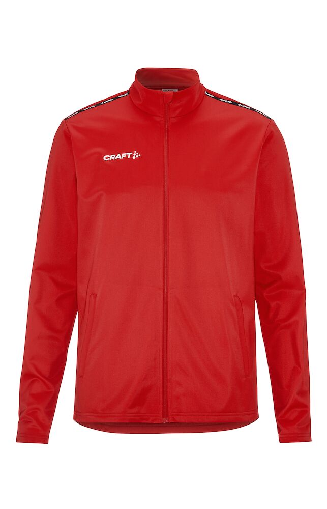 Craft Squad Go FZ Jacket M, Birght Red - Craft Vaatteet - 1915347-430000 - 1