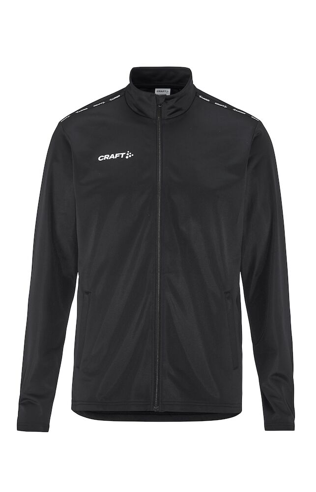 Craft Squad Go FZ Jacket M, Black - Craft Vaatteet - 1915347-999000 - 1