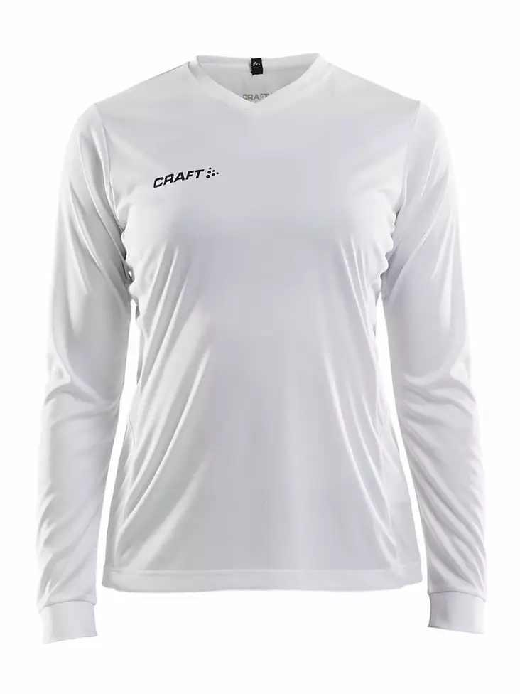 Craft Squad Jersey Solid LS W, White - Craft Vaatteet - 1906885-1900 - 1